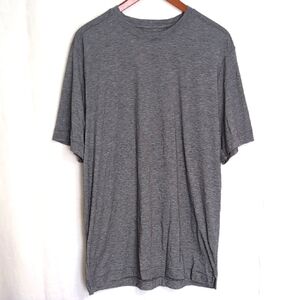 Old Navy Active Heather Gray 4-Way Stretch Short Sleeve Tshirt Size XL Tall